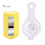 2 tk munakoore avaja t&ouml;&ouml;riist munakoore purustaja roostevabast terasest munakoorija kaasaskantav munade purustamise t&ouml;&ouml;riist k&auml;eshoitav munaavaja eraldaja munade keetmiseks oranž