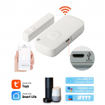 WIFI ukseandur Tuya APP juhtukse akna avamise turvah&auml;ire anduri magnetl&uuml;liti 1pcs valge