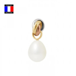 Compagnie G&eacute;n&eacute;rale des Perles &ndash; liigendripats &ndash; ehtne pirnist kultiveeritud p&auml;rl 9-10 mm &ndash; 18 karaadine kollane kuld &ndash; naiste ehted