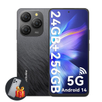 Blackview SHARK 9 5G 6,67'' NFC Android 14 5G 24GB/258GB nutitelefon sinine
