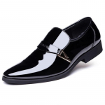 Meeste kleit Itaalia nahast kingad Slip On Fashion Meeste nahast mokassiin Glitter pidulikud meeste kingad terava ninaga kingad meestele 38 pruun