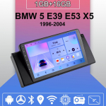 Autoraadio Android Auto Carplay BMW 5 E39 E53 X5 1996-2004 jaoks Multimeediapleier Peak Unit Stereo GPS-navigatsioon BT WIFI 1+16GB 1+16GB