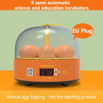 T&auml;ielikult munade kontrolli inkubaator farm temperatuurile 40,64DB Automaatne intelligentne digitaalne temperatuurikontroll Keerav koorumismasina loomad