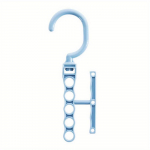 5-auguline k&auml;epidemega riidepuu ruumis&auml;&auml;stlikuks Magic Hooks Kapi korraldaja ruumi s&auml;&auml;stmiseks roosa