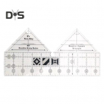 &Otilde;mblemise joonlaud 60/90 kraadi lapit&ouml;&ouml; &otilde;mblemise joonlaud mall &scaron;abloon juhend DIY &otilde;mblemise k&auml;sit&ouml;&ouml; projektid kanga l&otilde;ikamine r&otilde;ivaste disaini joonlaud 10Inch