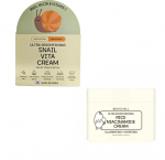 Bonnyhill Ultra Brightening Snail Vita Cream + Bonnyhill Rice Niacinamide Cream Set, Moisturizing, Korean Cosmetics, Kbeauty, sample Set