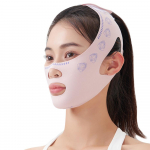 Korduvkasutatav n&auml;o salendav side V n&auml;gu t&otilde;stev pinguldav mask vormija kortsudevastane unemask n&auml;omassaaži v&ouml;&ouml; ilut&ouml;&ouml;riist roosa