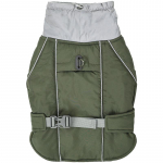 Peegeldavad koerariided Jope Veekindel lemmikloomamantel Talvine soe &otilde;uekoerte jakid sametiga Keskmise suurusega koerte jalutusriided S