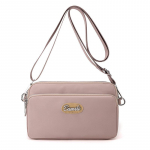 Nailonist naiste v&auml;ike kott &otilde;lakott vabaaja crossbody kott keskealisele ja eakale emale roosa