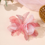 10 tk 3D lillelised organza pitsist plaastrid aplikatsiooniks pruudi pulmakleidi jaoks gradientpitsist kaunistusplaastrid &otilde;mblustarvikud kaunistusplaastrid tumepunast v&auml;rvi