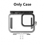 Korpus Sukeldumiskaitse GoPro Hero 11 10 9 must &uuml;mbris Veekindel Go Pro 9 10 GoPro9 veealuse katte tarvikud