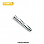 Seinale paigaldatav du&scaron;ikomplekt koos ABS k&auml;eshoitava du&scaron;ipeaga roostevabast terasest voolikuga, reguleeritava du&scaron;ialuse liuguriga vannitoatarvikud