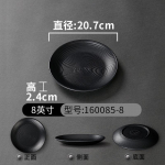 &Uuml;mmargune melamiinist p&otilde;hi&otilde;htus&ouml;&ouml;gitaldrik, imitatsioon portselanist l&auml;&auml;ne praad Rameni taldrikud puuviljad magustoidud Restorani lauan&otilde;ud