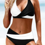 Naiste &uuml;hes t&uuml;kis moodne k&otilde;rge v&ouml;&ouml;kohaga seksikas ujumistrikoo naiste &otilde;huke ja konservatiivne suures suuruses ujumistrikoo Beach Mere&auml;&auml;rsed ujumisriided bikiinid S