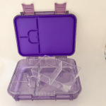 Kaasaskantav suletav termiline l&otilde;unakarp lastele, l&otilde;unas&ouml;&ouml;gi toidukonteiner kooli jaoks, bento karp, isoleeritud toidukonteiner lilla