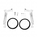 Muutuva kiirusega jalgratta treeningrattad, mis on reguleeritavad laste jalgratastele 16 kuni 22 (H&otilde;bedane)