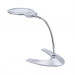 2.5X 5X 130mm Laualamp Luup 2 LED valgusega valge