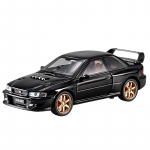 1/32 Subaru Impreza WRX STI Sulamist Spordauto Mudel Valatud Metallist V&otilde;idus&otilde;iduauto S&otilde;idukid Mudel Heli Valguse Simulatsioon Laste M&auml;nguasi Kingitus must