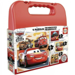Puzzle progressif CARS - Malette de 4 puzzles - Educa&reg; - 12-16-20-25 pi&egrave;ces