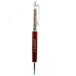 Pierres et Min&eacute;raux. Stylo min&eacute;raux Rubis brut Madagascar. Couleur Rouge Bordeaux.