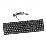 Juhtmega suuretr&uuml;kk-klaviatuur eakatele, 104 klahviga, suure t&auml;hem&auml;rgiga pistik- ja esitusrežiimiga USB-klaviatuur, ABS-klaviatuur