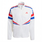 Adidas Adizero Retro Tuulekindel Soe Pehme Mugav Pikkade Varrukatega Jakk Meeste Jakk Valge JD7317 XL
