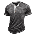 Meeste Henley s&auml;rgid v&auml;rviplokkidena l&uuml;hikeste varrukatega &uuml;mara kaelusega n&ouml;&ouml;biga suur suurus vabaaja igap&auml;evane suvine meeste r&otilde;ivad topid S kohv