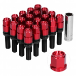 20 tk terasest pikendatud poldid M12x1,25 28 mm keermega varrukaga universaalne CarRed jaoks