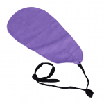 Saksofoni puhastuslapp A Shape Cloth Cleaner t&ouml;&ouml;riista tarvik Piccolo Flute Sax Purple jaoks