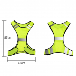 Suure n&auml;htavusega helkurvest turvavest &Uuml;li&otilde;huke kerge vest &ouml;ise jalutusk&auml;igu jaoks kollane