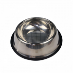 Lemmiklooma koera kassi roostevabast terasest kauss lemmiklooma s&ouml;&ouml;tmiskauss kassi ja koera joogikauss metallist s&ouml;&ouml;tmiskauss Vastupidav kergesti puhastatav 6 suurust 15cm