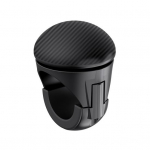 Rooliv&otilde;imendi autode libisemisvastasele 360-kraadise p&ouml;&ouml;rlemisnupuga universaalne rooliratas s&otilde;iduautodele veoautodele paatidele traktoritele must