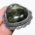 Labradorite Handmade 925 Sterling Silver Jewelry Ring Size 7.5 b6c93