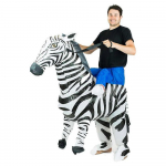 Sebra t&auml;ispuhutav ratsutamiskost&uuml;&uuml;m, t&auml;iskasvanud One size, 150-190cm valge