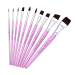 10 tk Artisti pintslid Pintslikomplekt Akvarell Akr&uuml;&uuml;l Pintslid Joonistustarbed keha n&auml;omaalimiseks B