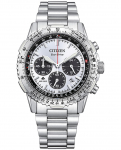 CITIZEN Eco-Drive Kronograaf 40mm sihver Roostevabast terasest Meeste k&auml;ekell CA4660-61A h&otilde;be
