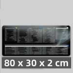 Vene otseteede hiirematt - h&auml;davajalik t&otilde;husaks t&ouml;&ouml;ks ja m&auml;ngimiseks - 80x30x2 / 60x30x2 cm m&auml;nguhiirematt
