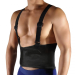 Sports Waist Back Support Strap with Adjustable Belt - Heavy Weightlifting Support and Slings on The Back M Waist 60-90cm