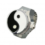 S&otilde;rmekella s&otilde;rmus veniv &uuml;mmargune sihverplaat vabaaja graveeritud isikup&auml;ra kingitus meestele naistele retrostiilis Tai Ji kate Kvartsist kellas&otilde;rmus peotarbed