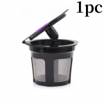 1/4 tk korduvkasutatav kohvifiltri tass roostevabast terasest mikrov&otilde;rgust kohvikapslitega t&auml;idetud kapslite komplekt, mis &uuml;hildub Keurig 2.0 1.0 Mini Plusiga