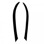 2tk auto esitulede silmalau kulmude trimmi klaver, must esilaterna dekoratiivne kattekleebis Ford Focuse 2005 2006 2007 2008 jaoks