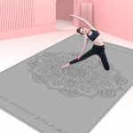 Vaikne l&ouml;&ouml;gisummutus libisemiskindel jooga- ja tantsumatt: Pikendatud ja laiendatud meestele ja naistele, ideaalne fitnessi, h&uuml;ppen&ouml;&ouml;riga h&uuml;ppamise ja aeroobika jaoks 80x120 cm