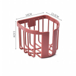 Punch-free tualettpaberi riiul Vannituba K&ouml;&ouml;k salvr&auml;tikukarp Seinale paigaldatav kleepuvast paberist s&auml;ilituskast WC-paberi hoidik rullpaber kollane