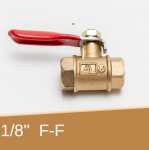 1/8 1/4'' 3/8'' 1/2'' Messing v&auml;ike kuulventiil Sise-/V&auml;liskeere Messingist Ventiili &Uuml;hendusmuhv Vasktoru Liitmik Sidur Adapter