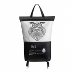 Joey kokkupandav ostuk&auml;ru: Kaasaskantav, suur, paksendatud k&auml;eshoitav kott koos t&auml;iendava supermarketikotiga