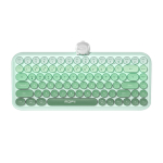 Mofi Kahe režiimiga juhtmevaba Bluetooth klaviatuur: USB-toega, mehaanilise tundega, mobiiltelefonidele Anni roheline