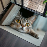 1 tk V&auml;simusevastased K&ouml;&ouml;givaibad, M&auml;ngulise Kassi Disainiga Prindiga Veekindel Libisemiskindel Paks Polsterdatud K&ouml;&ouml;gimatt Raskeveokite Mugav Seismismatt K&ouml;&ouml;ki 40*60cm