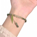 Creative Green Bamboo Beads k&auml;ev&otilde;ru Retro Hiina stiilis lihtne k&auml;ev&otilde;ru 1pc