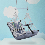 Puuvillast beebikiik lastele, kokkupandav ja pestav, 1&ndash;5-aastane, vasts&uuml;ndinu kingitus, pehme Jhula turvav&ouml;&ouml;ga, h&otilde;lpsasti kantav, turvalukk