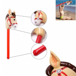 T&auml;ispuhutavad hobusepead Cowgirl Stick &otilde;ues Harivad lapsed Lastele kingitused M&auml;nguasjad Inflatable toys